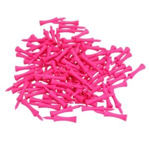 Portable 60 mm Golf Tees - Pink - 100Pcs/Set