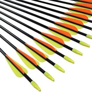 30 inch Archery Arrows for Recurve Bow Fiberglass Target Practice