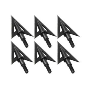 Futaba3 Broad and Heads Archery Tip - 100 g - Black - 6pc Pack