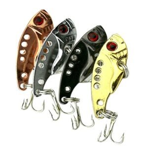 Metal Sequin Fishing Lures Bass Spoon