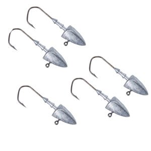 Futaba Fishing Lead Head Lure Hook -Pack of 5