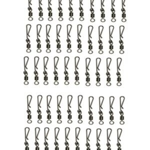 Futaba Fishing Interlock Rolling Swivel With Hook- 50 PCS
