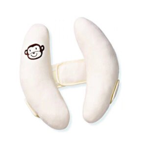 Futaba Baby Pillow Head Neck Support for Car Seat/Stroller/Pram - Off White