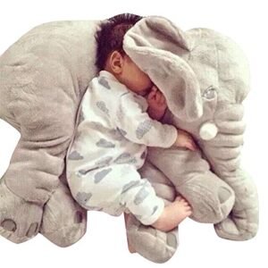 Futaba Soft Appease Elephant Baby Pillow (Grey) -40Cm
