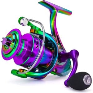 Futaba Fishing Spinning Reel 5.0:1 4.7:1 High Speed Gear Ratio - Rainbow - 1000 Series