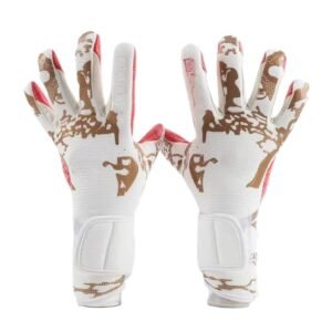 Futaba Thickened Antislip Latex Goalkeeper Gloves - White - Size 7