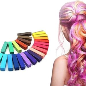 Futaba Temporary Pastel Hair Dye Color Chalk/Crayon For Styling-48Pcs