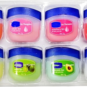 Futaba Long Lasting Moisturised Lip balm Set - Pack of Eight