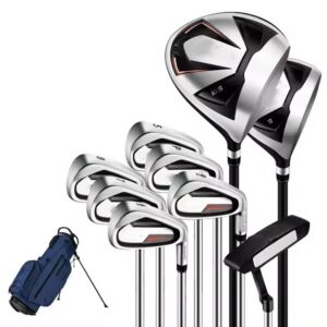 Futaba Right Handed Men's Golf Clubs Beginner's Set with Bag - Steel - Pack of 9