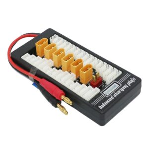 Futaba d XT60 Parallel Balanced Charging Plate for Lipo RC Battery - Banana Plug
